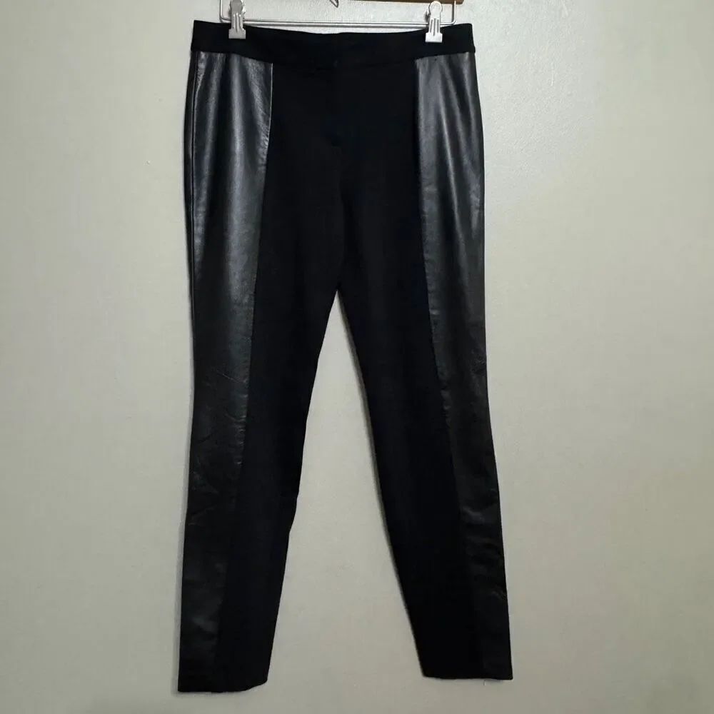 Classiques Entier black lamb leather pant size 4